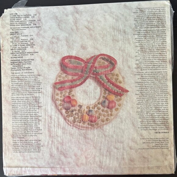 Magic of Christmas! David Squibb & John Wilbraham Directors! RARE LP - Picture 2 of 2